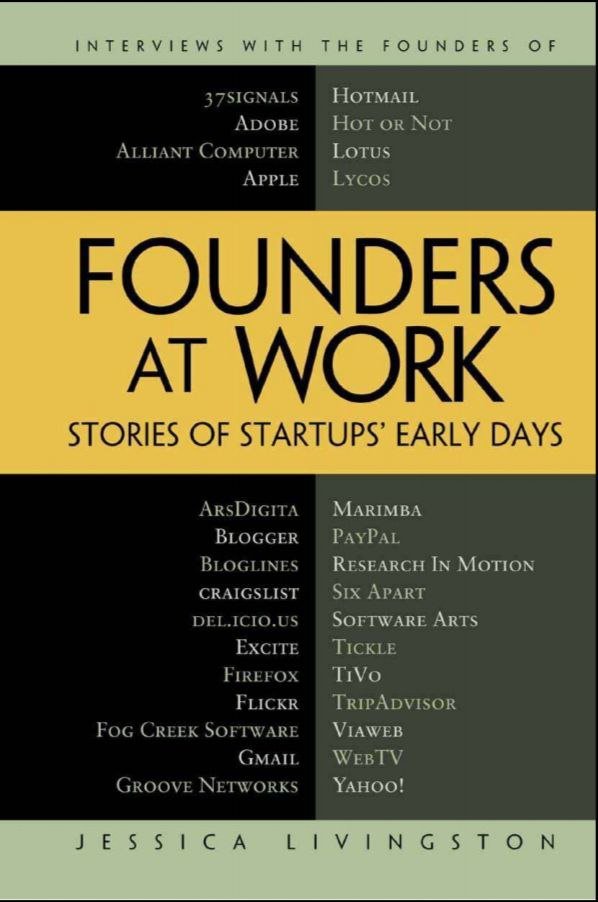 Founders at Work: Stories of Startups' Early Days Free PDF Download Founders at Work: Stories of Startups' Early Days by Jessica Livingston PDF